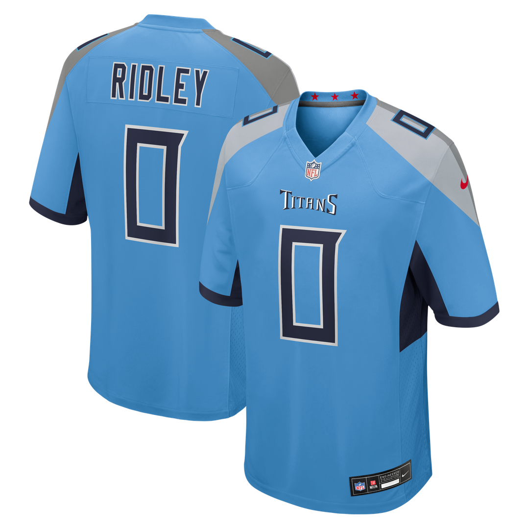 Tennessee Titans Calvin Ridley Light Blue Team Game Jersey product image 6, provided for visual reference and product detail