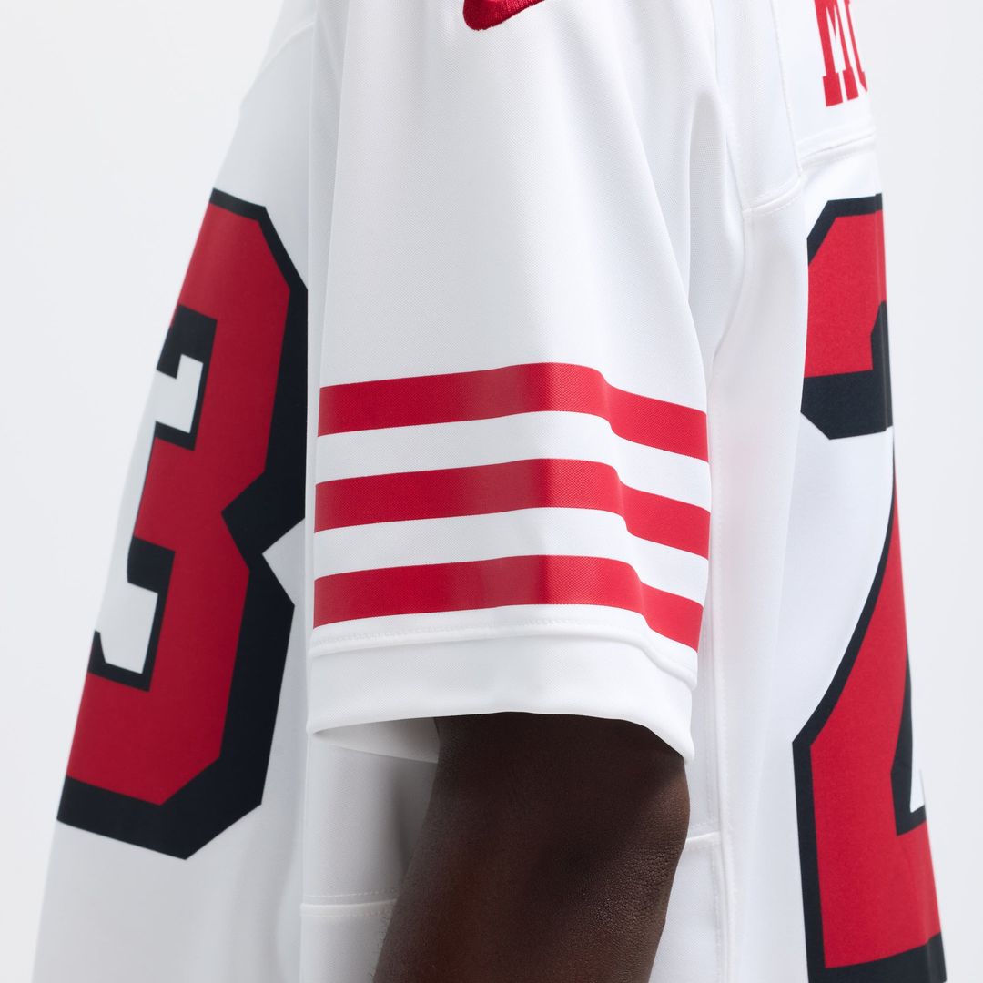 San Francisco 49ers Christian McCaffrey Scarlet Vapor F.U.S.E. Limited Jersey product image 16, provided for visual