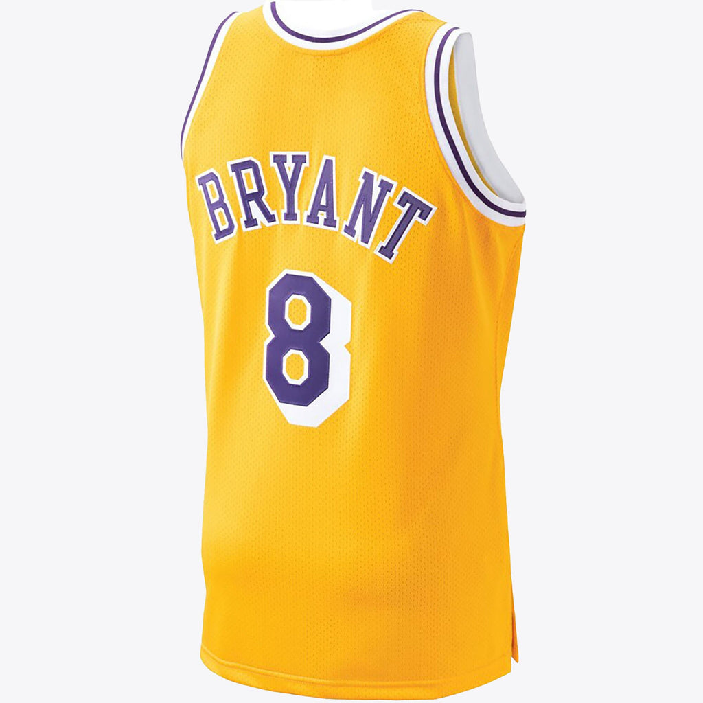Kobe Bryant Los Angeles Lakers 1996-97 Hardwood Classics Authentic Jersey - Gold - Mens product image 3, provided for visual