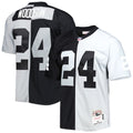 Las Vegas Raiders Charles Woodson Black/Silver 1998 Split Legacy Replica Jersey product image 1, provided for visual