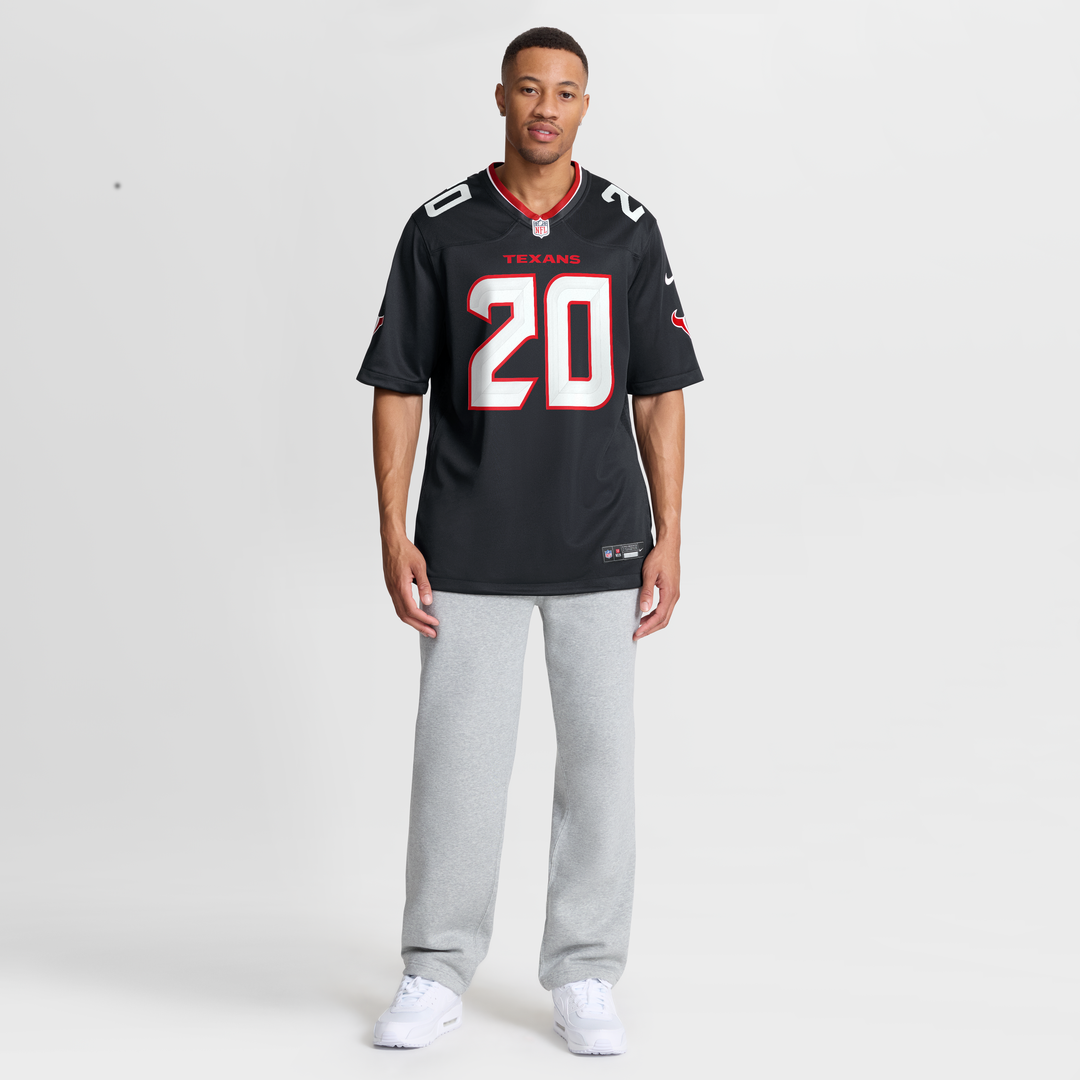 Houston Texans Ja'Marcus Ingram Navy Team Game Jersey product image 4, provided for visual reference and product detail