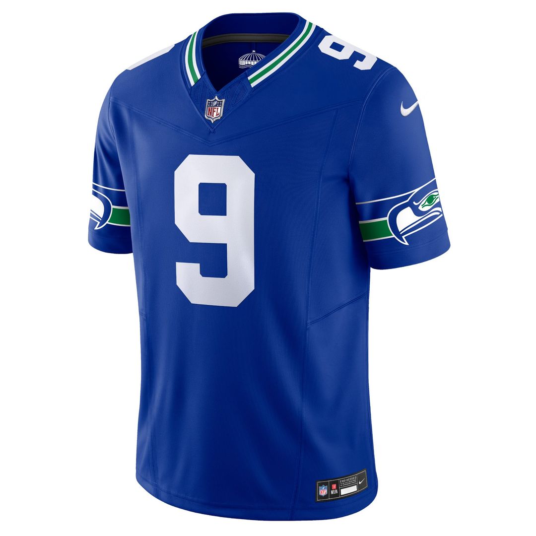 Seattle Seahawks Kenneth Walker III Royal Vapor F.U.S.E. Limited Jersey product image 2, provided for visual reference and