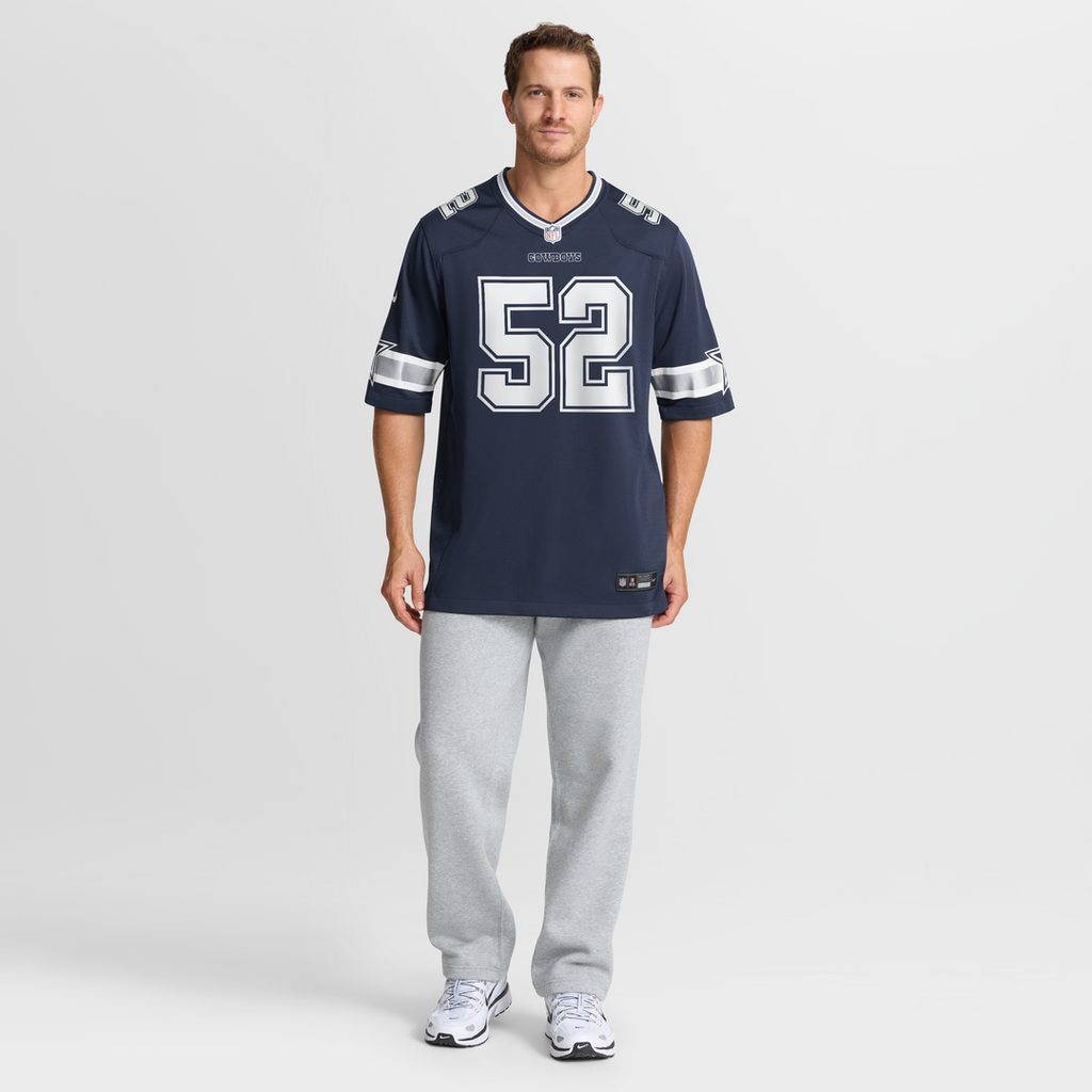 Dallas Cowboys Tyler Booker Navy Team Game Jersey product image 7, provided for visual reference and product detail review