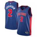Cade Cunningham Detroit Pistons Swingman Icon Jersey - Blue - Youth product image 1, provided for visual reference and