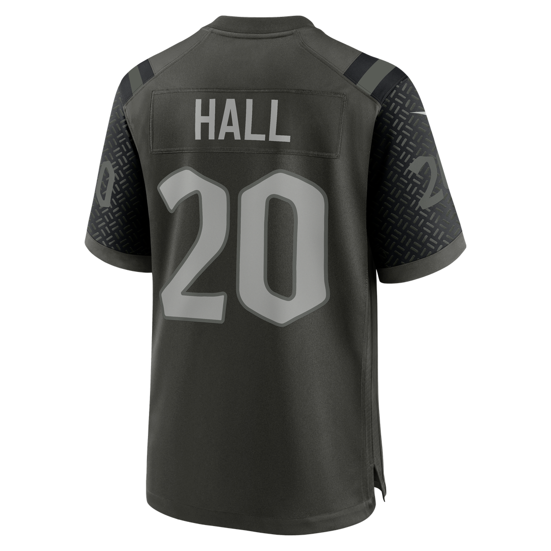 New York Jets Breece Hall Green Rivalries Collection Game Jersey product image 7, provided for visual reference and product