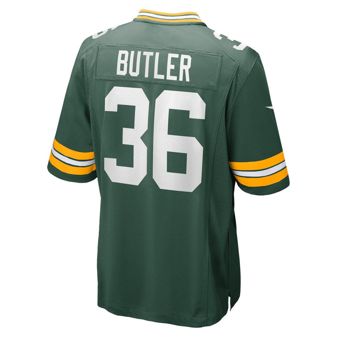 Green Bay Packers LeRoy Butler Green Retired Player Game Jersey product image 3, provided for visual reference and product