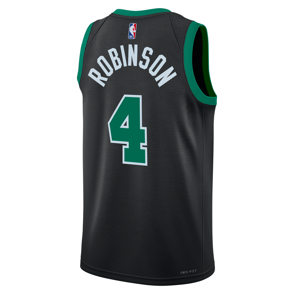 Mitchell Robinson Boston Celtics Statement Edition Swingman Jersey - Black - Unisex product image 4, provided for visual