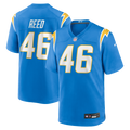 Los Angeles Chargers Nikko Reed Powder Blue Team Game Jersey product image 1, provided for visual reference and product