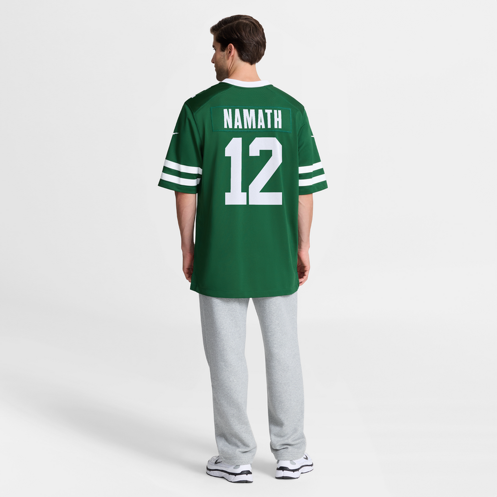 New York Jets Joe Namath White Classic Alternate Retired Player Game Jersey product image 20, provided for visual reference