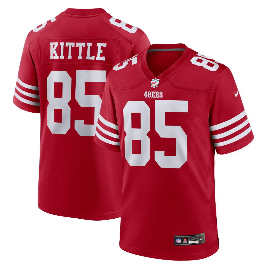 San Francisco 49ers George Kittle Scarlet Player Game Jersey product image 10, provided for visual reference and product