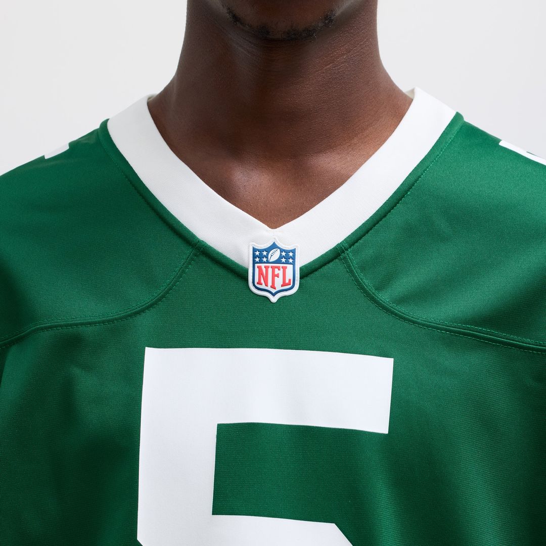 New York Jets Garrett Wilson Legacy Green Game Jersey product image 17, provided for visual reference and product detail