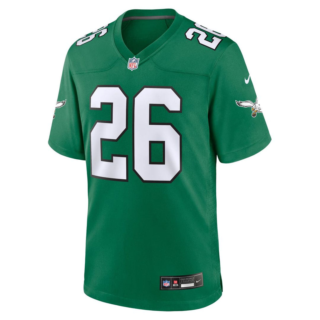 Philadelphia Eagles Saquon Barkley White Game Jersey product image 41, provided for visual reference and product detail