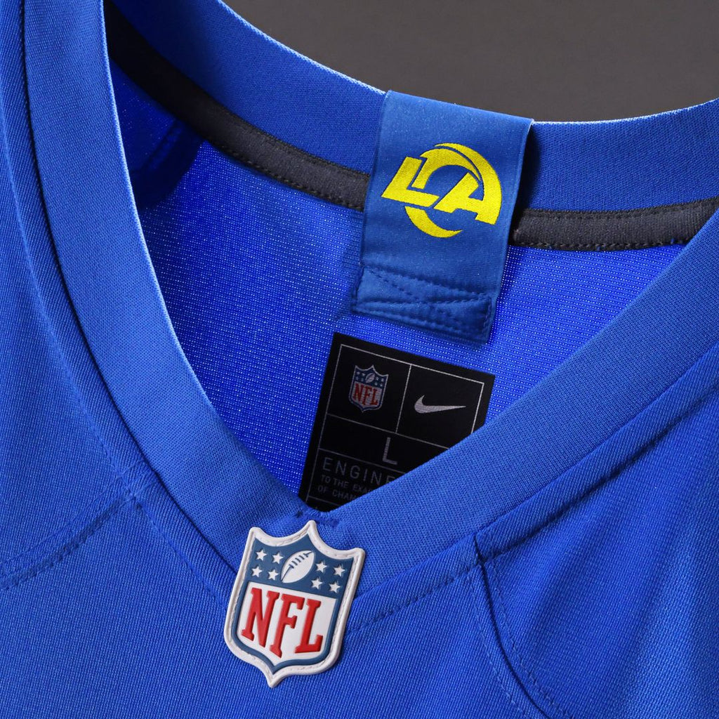 Los Angeles Rams Ty Simpson Royal Team Game Jersey product image 4, provided for visual reference and product detail review