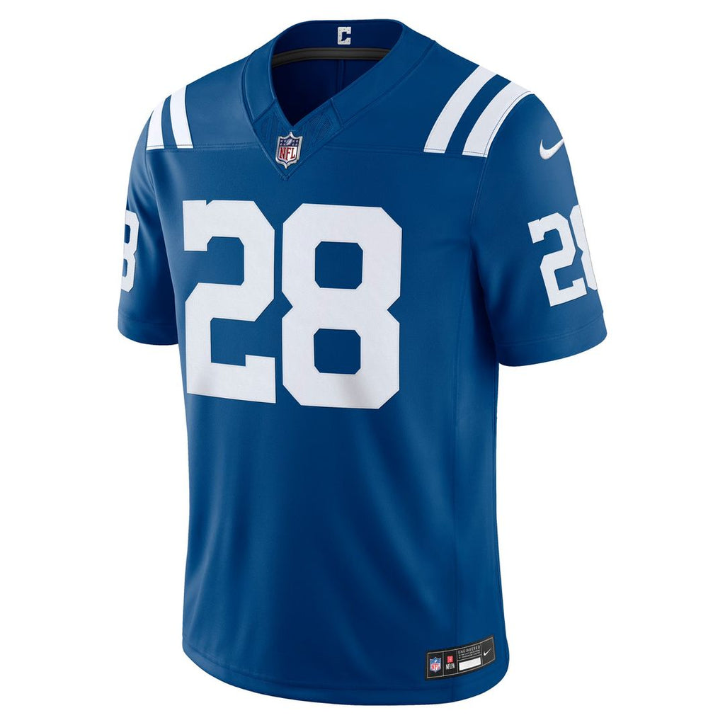 Indianapolis Colts Jonathan Taylor White Vapor F.U.S.E. Stitched Limited Jersey product image 8, provided for visual