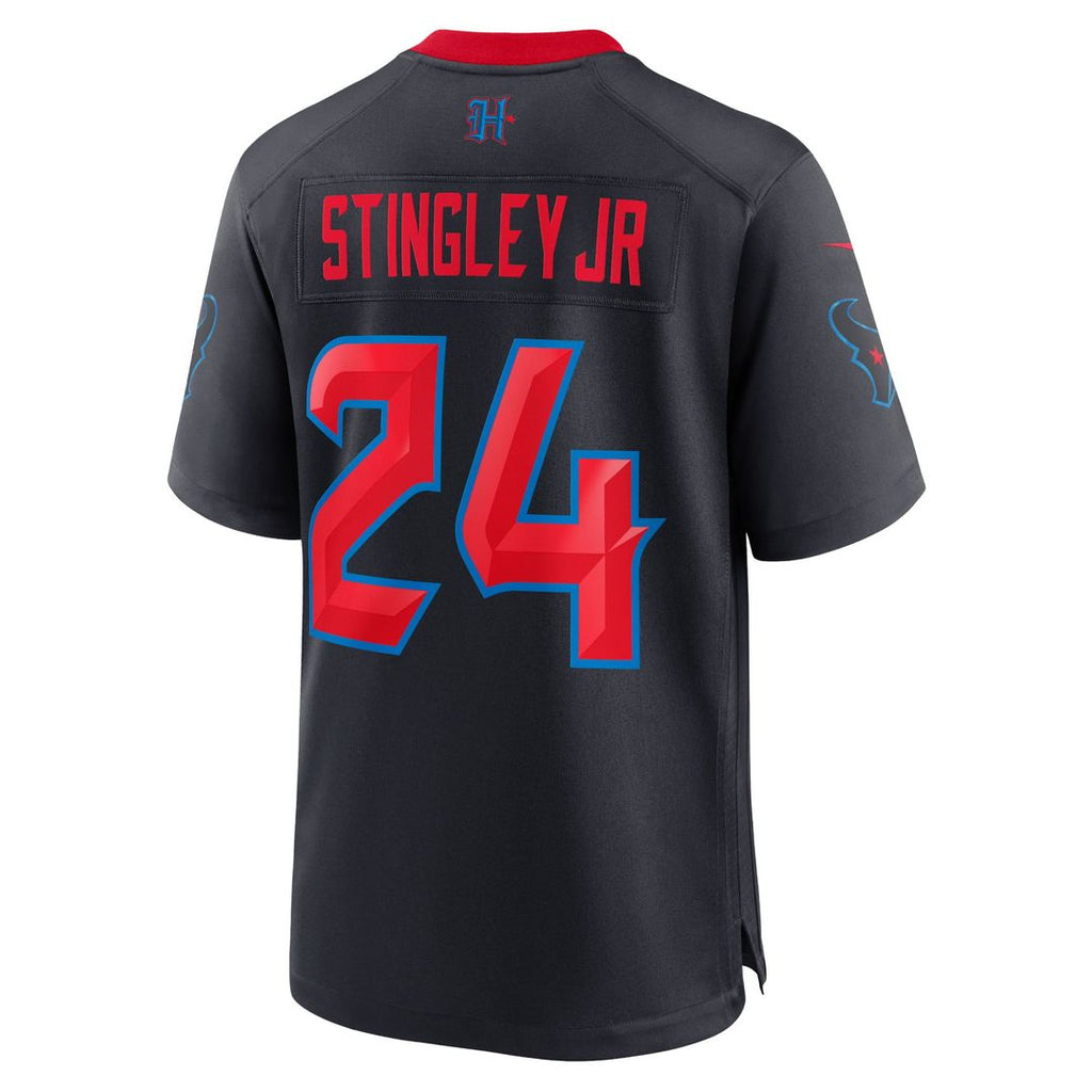 Houston Texans Derek Stingley Jr. Navy 2nd Alternate Game Jersey product image 3, provided for visual reference and product