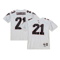 Atlanta Falcons 1991 Deion Sanders White Authentic Throwback Retired Player Jersey product image 1, provided for visual