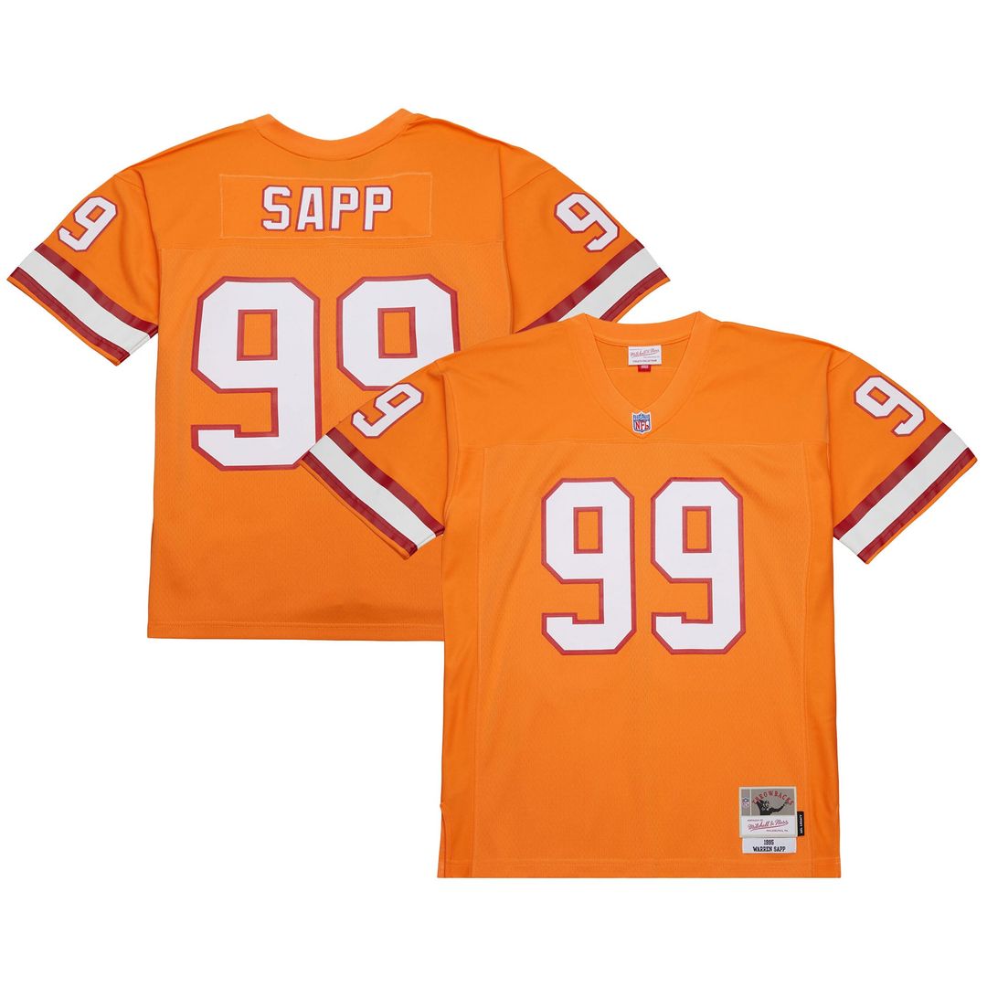 Tampa Bay Buccaneers Warren Sapp Red 2002 Legacy Replica Jersey product image 15, provided for visual reference and product