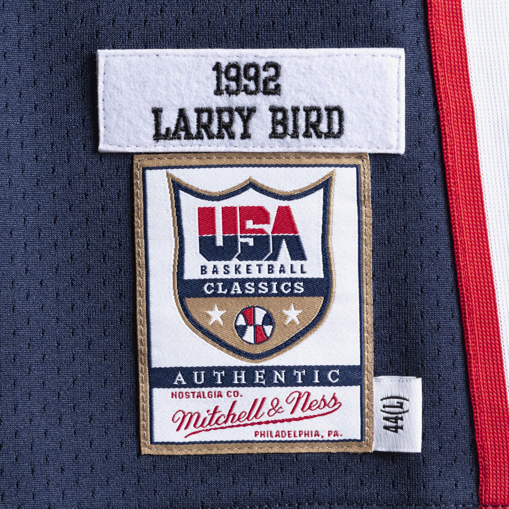 Larry Bird USA Basketball 1992 Authentic Jersey product image 4, provided for visual reference and product detail review