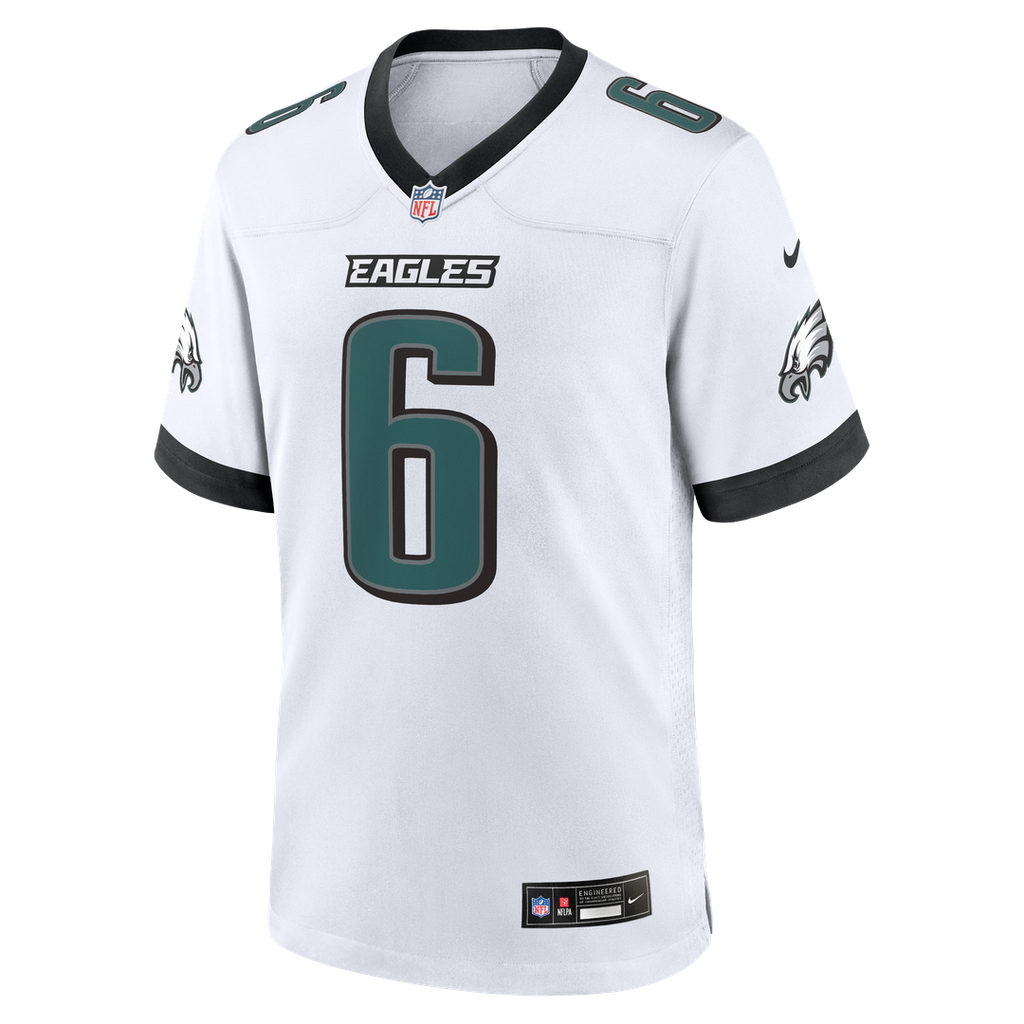 Philadelphia Eagles DeVonta Smith Midnight Green Team Game Jersey product image 11, provided for visual reference and