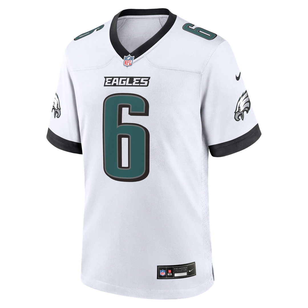 Philadelphia Eagles DeVonta Smith Midnight Green Team Game Jersey product image 11, provided for visual reference and