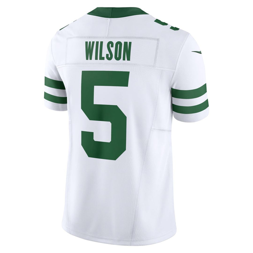 New York Jets Garrett Wilson Legacy White Vapor F.U.S.E. Limited Jersey product image 6, provided for visual reference and