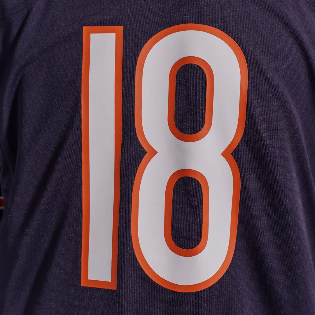 Chicago Bears Caleb Williams White First Round Pick Player Game Jersey product image 23, provided for visual reference and