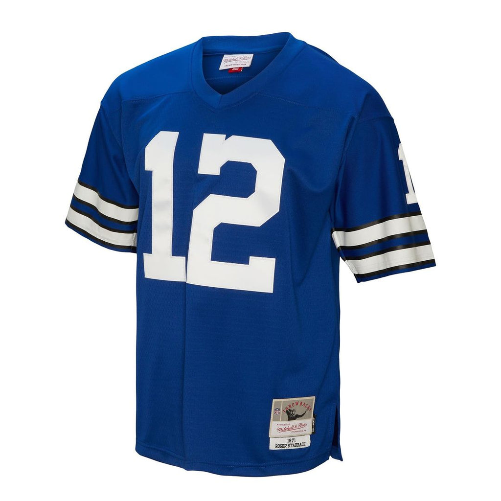 Dallas Cowboys Roger Staubach Royal Legacy Replica Jersey product image 2, provided for visual reference and product detail
