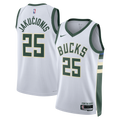 Milwaukee Bucks Association Edition Swingman Basketball Jersey - White - Kasparas Jakučionis - Unisex product image 1,