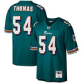 Miami Dolphins Zach Thomas Aqua Legacy Replica Jersey product image 1, provided for visual reference and product detail