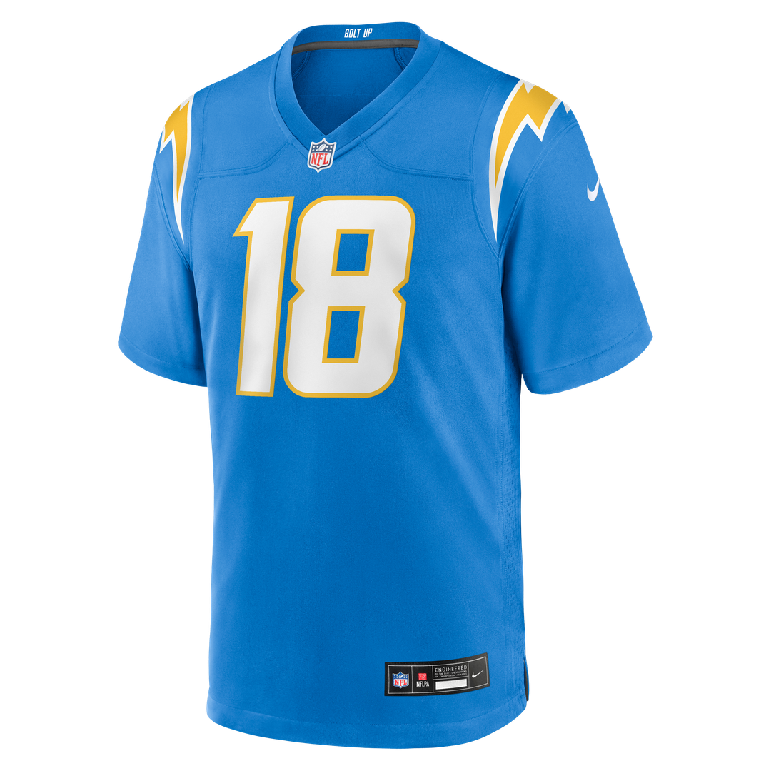 Los Angeles Chargers Charlie Joiner Powder Blue Game Retired Player Jersey product image 2, provided for visual reference