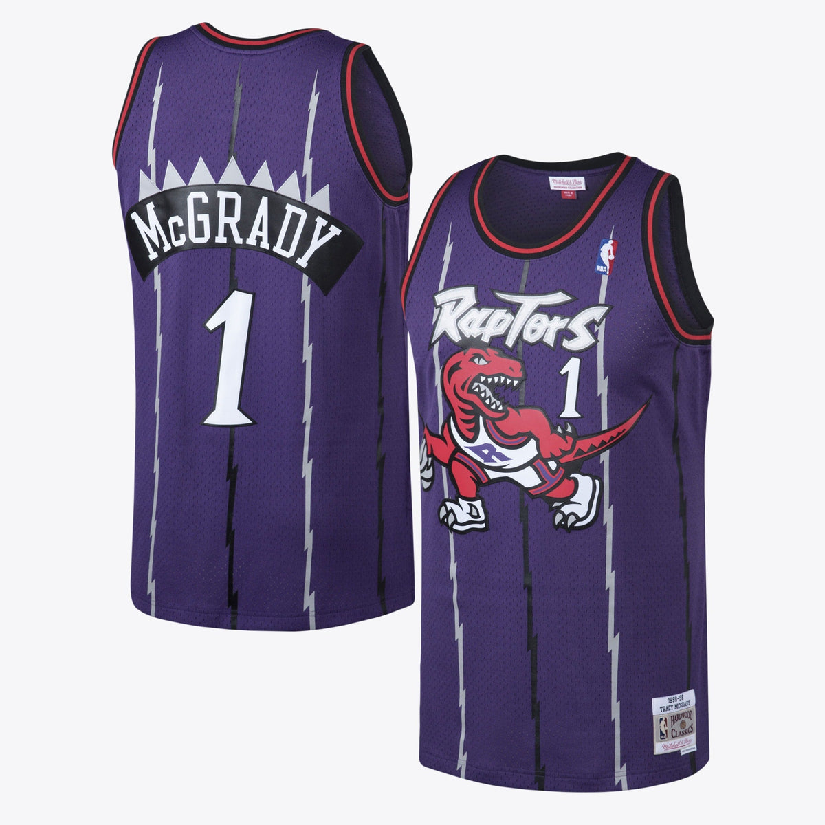 Tracy McGrady Toronto Raptors Hardwood Classics Swingman Road Jersey - Mens product image 1, provided for visual reference
