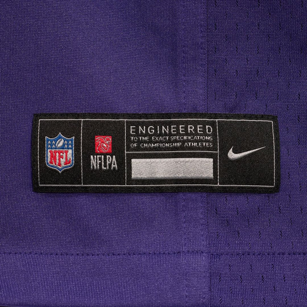 Baltimore Ravens Steve McNair Purple Game Retired Player Jersey product image 6, provided for visual reference and product