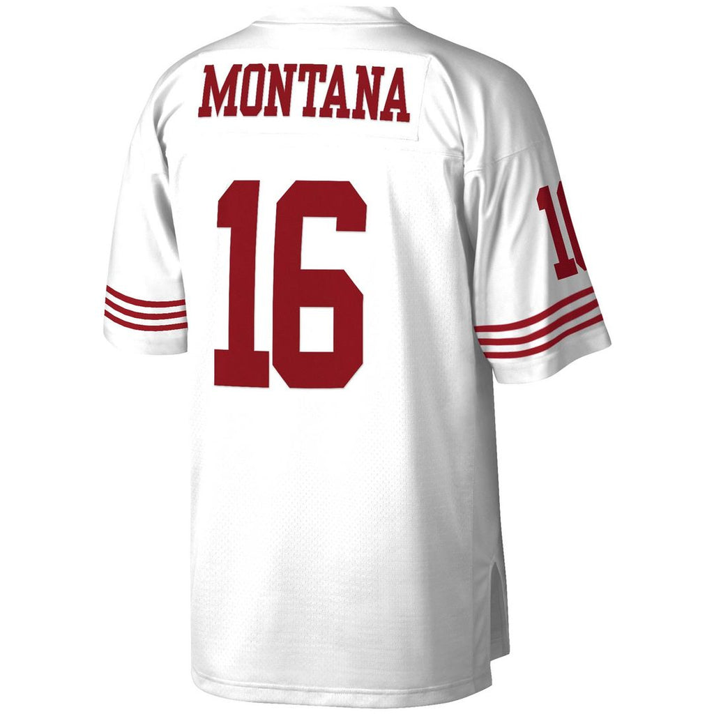 San Francisco 49ers Joe Montana Scarlet Legacy Replica Jersey product image 9, provided for visual reference and product