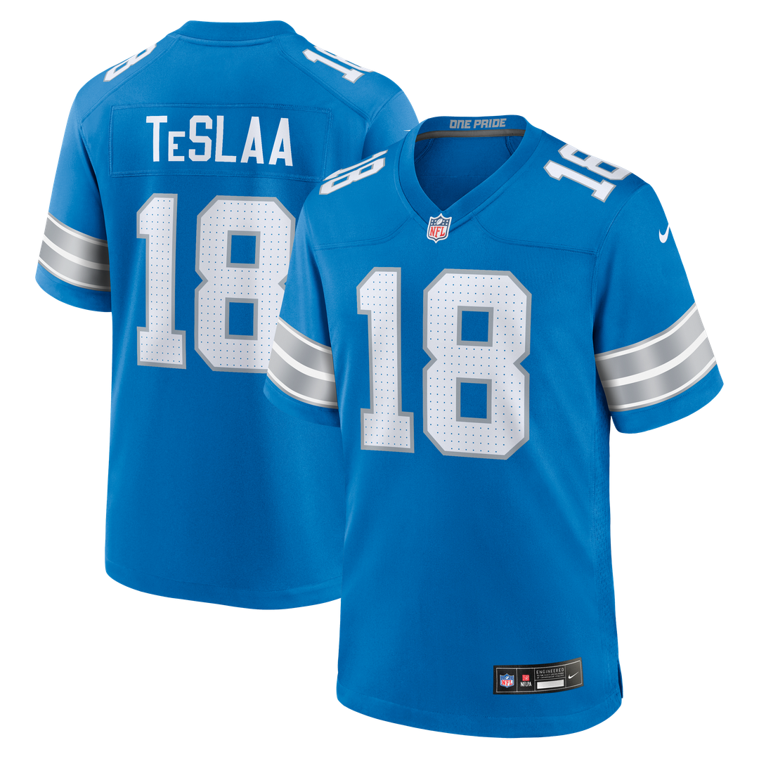 Detroit Lions Isaac TeSlaa Black Alternate Game Player Jersey product image 13, provided for visual reference and product