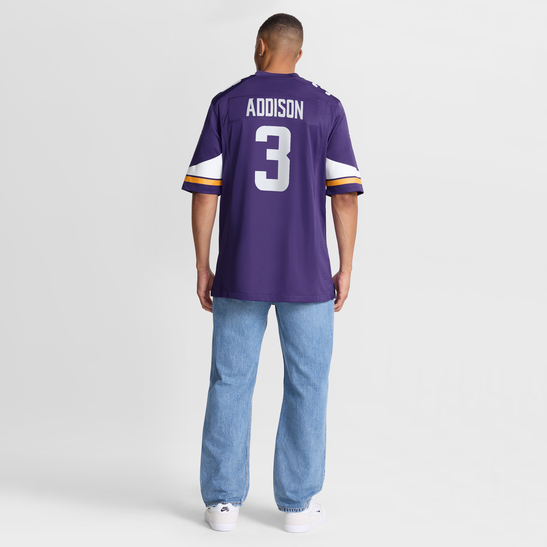 Minnesota Vikings Addison White Alternate Game Player Jersey product image 14, provided for visual reference and product