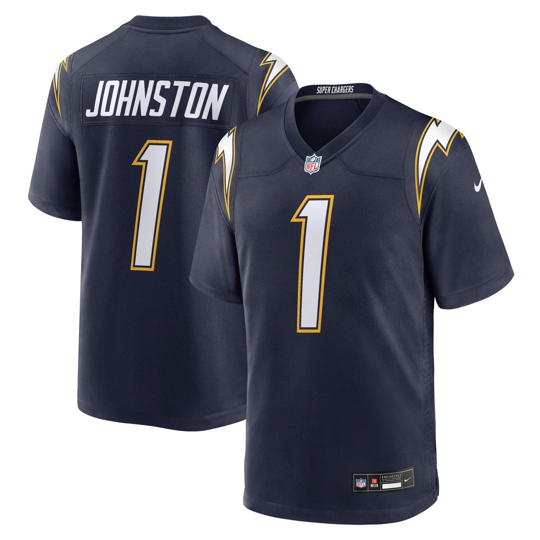 Los Angeles Chargers Quentin Johnston Powder Blue Game Player Jersey product image 17, provided for visual reference and