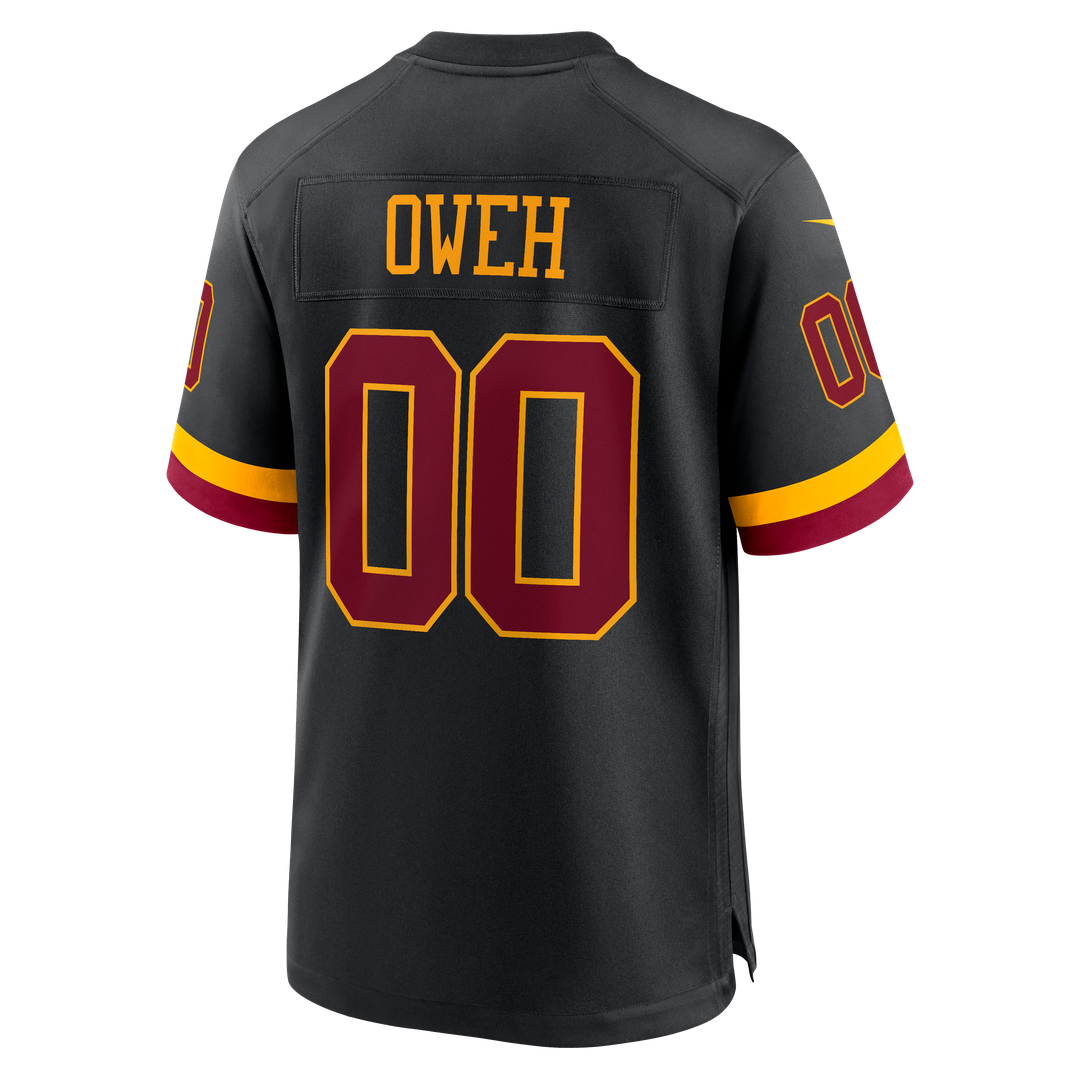 Washington Commanders Odafe Oweh Burgundy Game Jersey product image 9, provided for visual reference and product detail