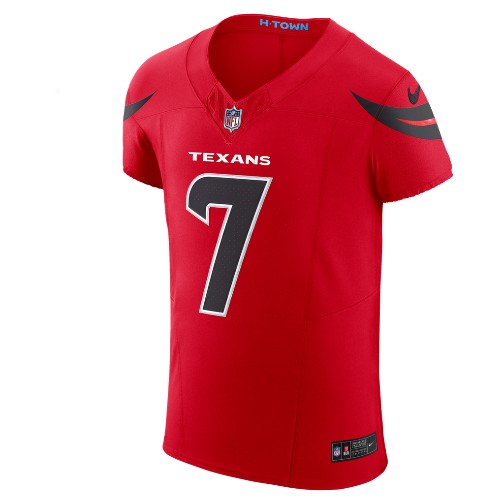 Houston Texans C.J. Stroud Red Alternate Vapor F.U.S.E. Elite Jersey product image 6, provided for visual reference and