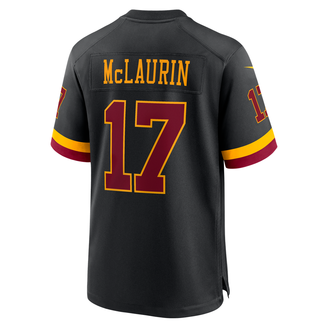 Hail Raiser Men Washington Commanders Terry McLaurin Black Alternate Game Jersey product image 7, provided for visual