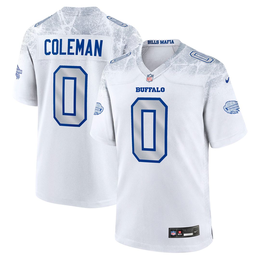 Buffalo Bills Keon Coleman White Rivalries Collection Game Jersey product image 1, provided for visual reference and product