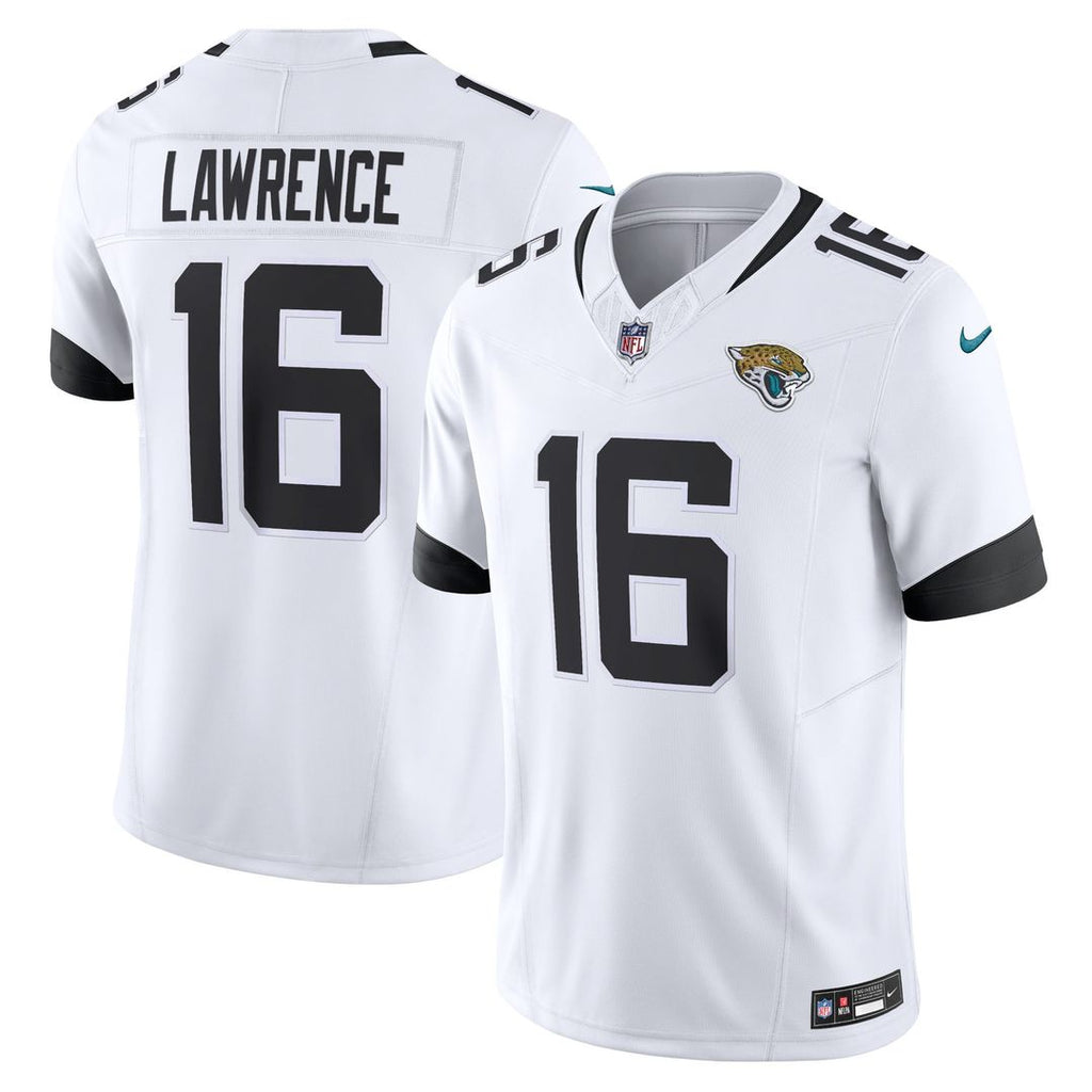 Jacksonville Jaguars Trevor Lawrence Black Vapor F.U.S.E. Limited Jersey product image 7, provided for visual reference and