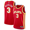 CJ McCollum Atlanta Hawks Icon Edition Swingman Jersey - Red - Youth product image 1, provided for visual reference and