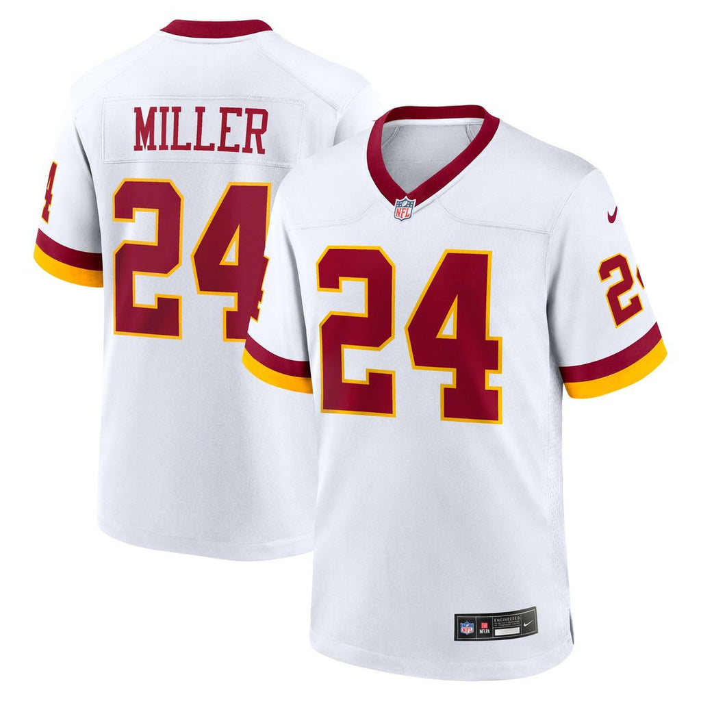 Washington Commanders Von Miller White Game Super Bowl Era Jersey product image 1, provided for visual reference and product
