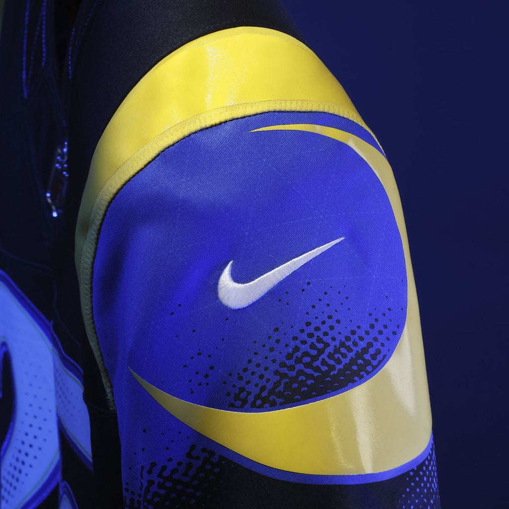 Los Angeles Rams Kyren Williams Dark Blue Rivalries Collection Stitched Limited Jersey product image 6, provided for visual