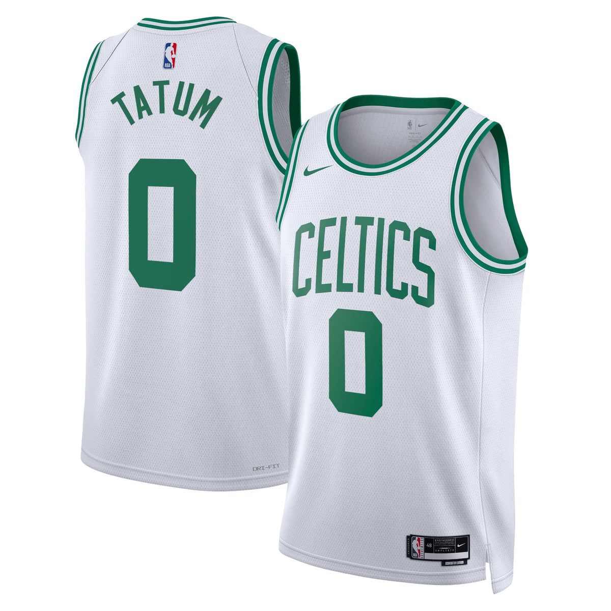 Boston Celtics Association Edition Swingman Basketball Jersey - White - Jayson Tatum - Unisex product image 1, provided for