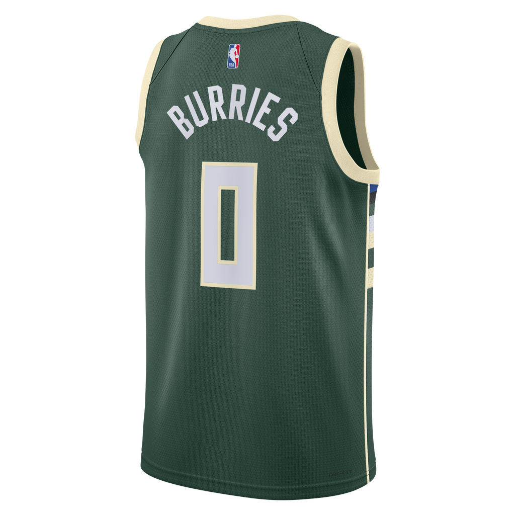 Milwaukee Bucks Nike Icon Swingman Jersey - Green - Brayden product image 4