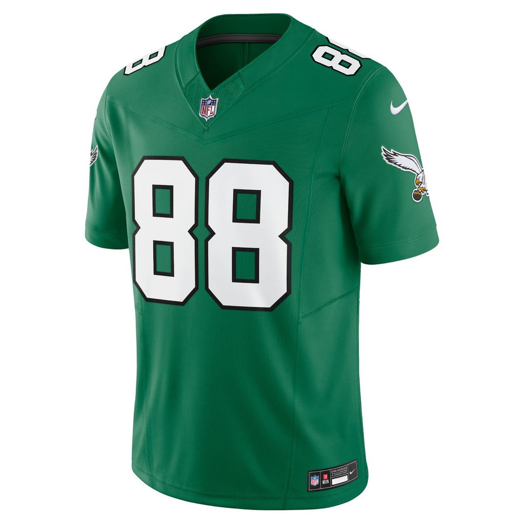 Philadelphia Eagles Dallas Goedert Kelly Green Vapor F.U.S.E. Limited Jersey product image 2, provided for visual reference