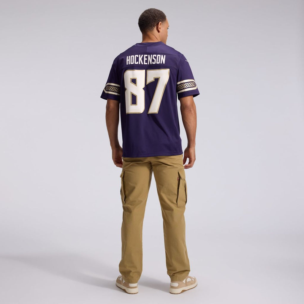 Minnesota Vikings T.J. Hockenson Purple 2026 Rivalries Collection Stitched Limited Jersey product image 5, provided for