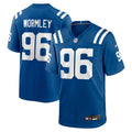 Indianapolis Colts Chris Wormley Royal Team Game Jersey product image 1, provided for visual reference and product detail