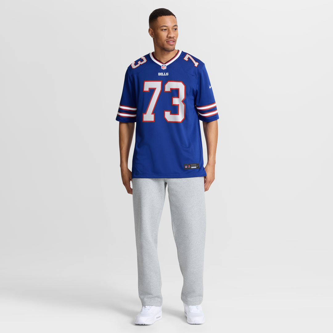 Buffalo Bills Dion Dawkins Gray Nickel City Game Jersey product image 13, provided for visual reference and product detail